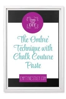 Learn how to create an ombre effect using this step by step beginner technique via @emptynestdiy