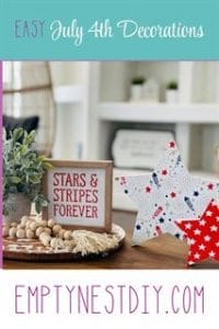 Easy July 4th Decorations featuring Chalk Couture & More