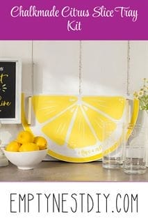 chalkmade citrus slice tray kit from chalk couture