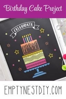 chalk couture birthday cake project instructions