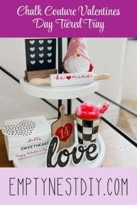 Chalk Couture Valentines Day Tiered Tray